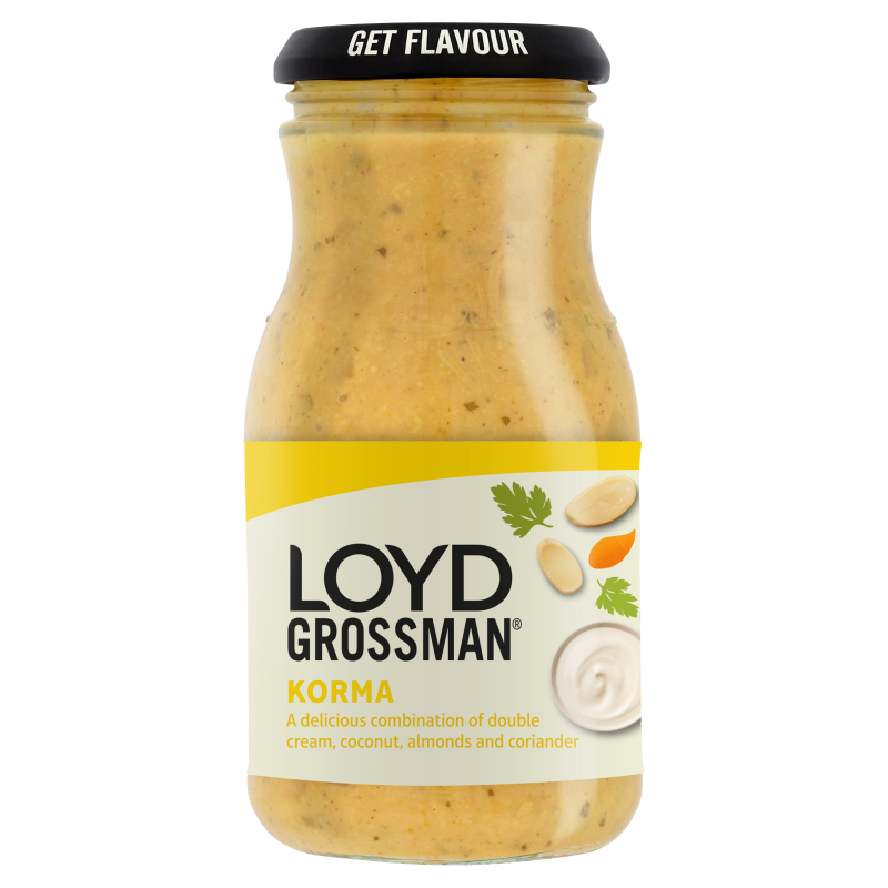 Loyd Grossman Cream L/G Korma Sauce 350G
