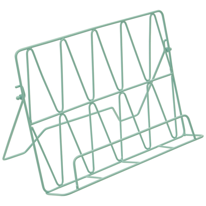 Pastel Green Finish Cookbook Stand