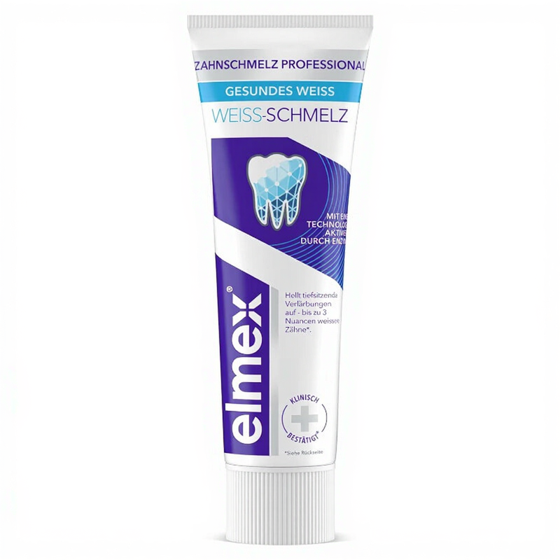 Elmex Weiße Zahnpasta für weißen Zahnschmelz 75 ml