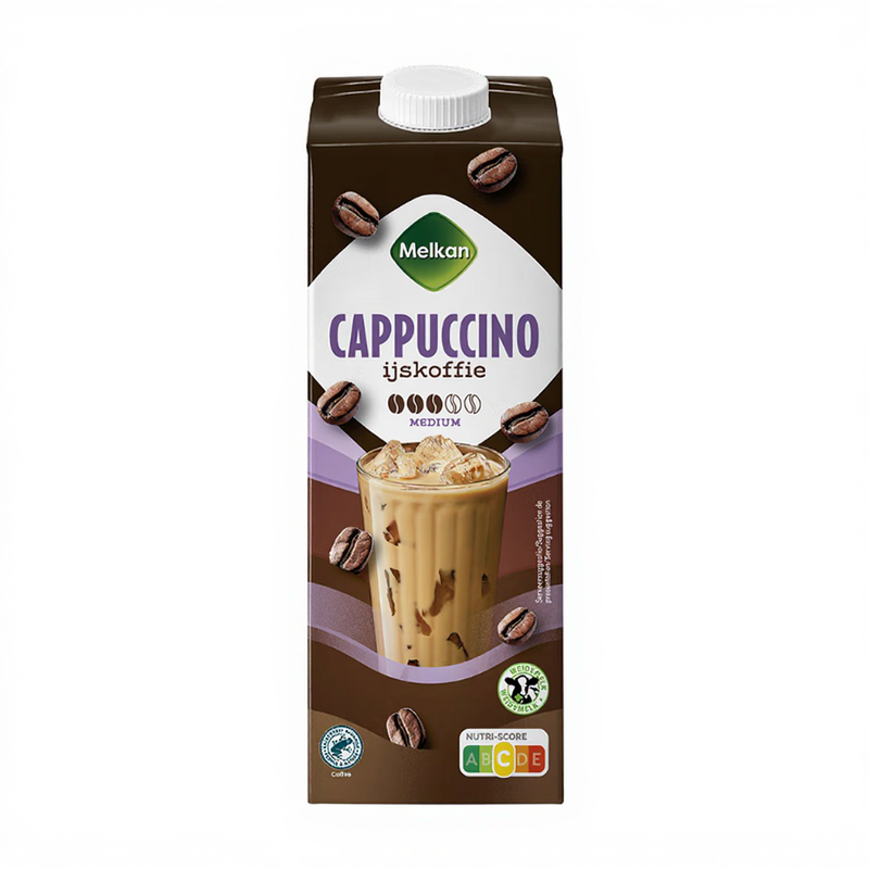 Melkan Iced Coffee Cappuccino - 1 L