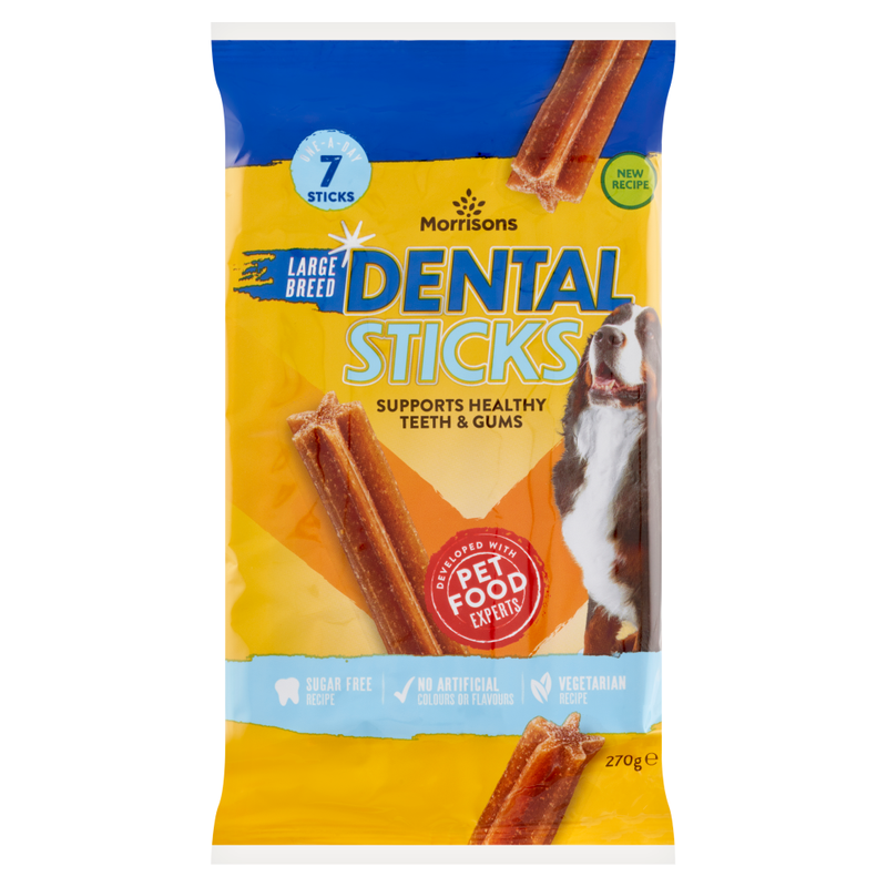 7 Large Breed Dental Sticks 270g