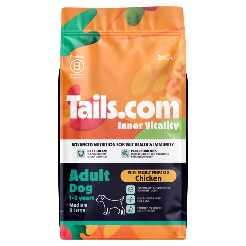 Inner Vitality with Freshly Prepared Chicken Adult Dog 1-7 Years Medium & Large 2 kg