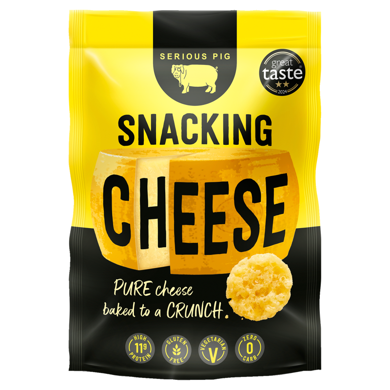 Serious Pig Gold Crunchy Snacking Cheese 24G