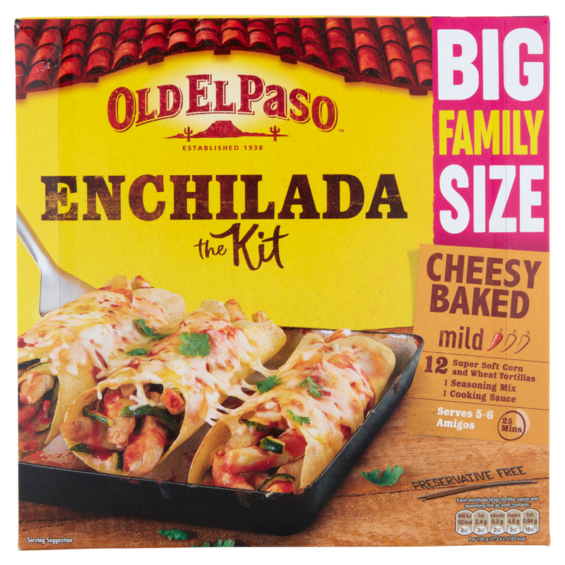 Cheesy Baked Enchilada Kit 995g
