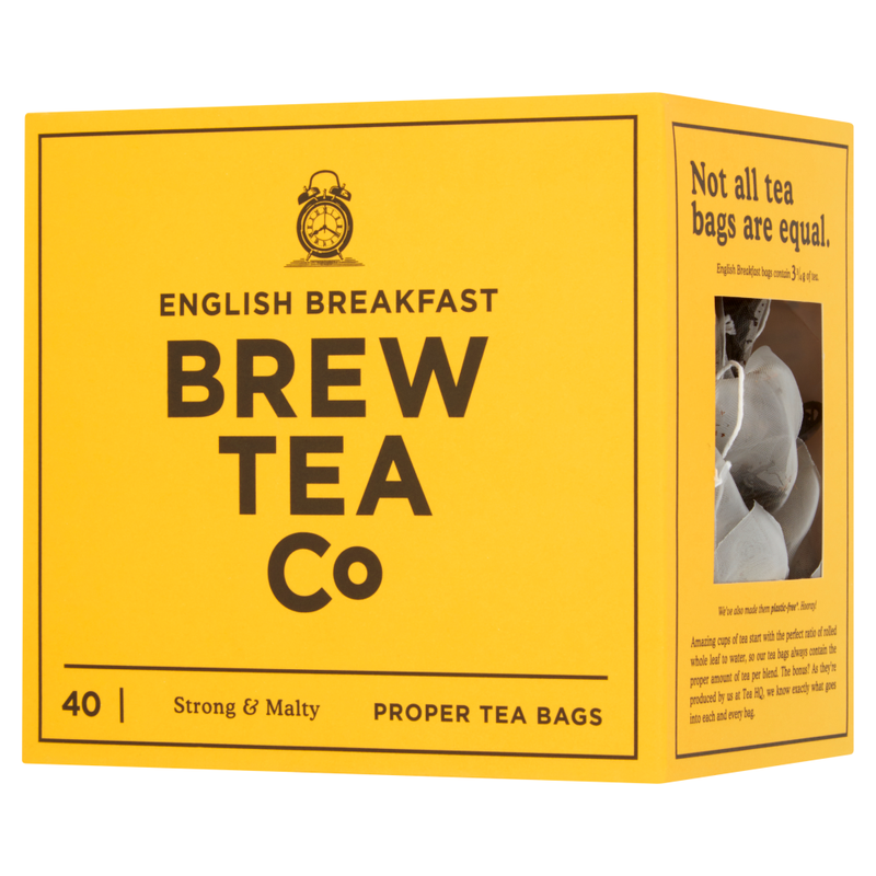 English Breakfast Tea 40 Proper Tea Bags 200g