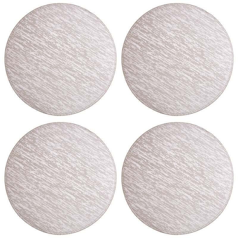 Set Of 4 Round Placemats