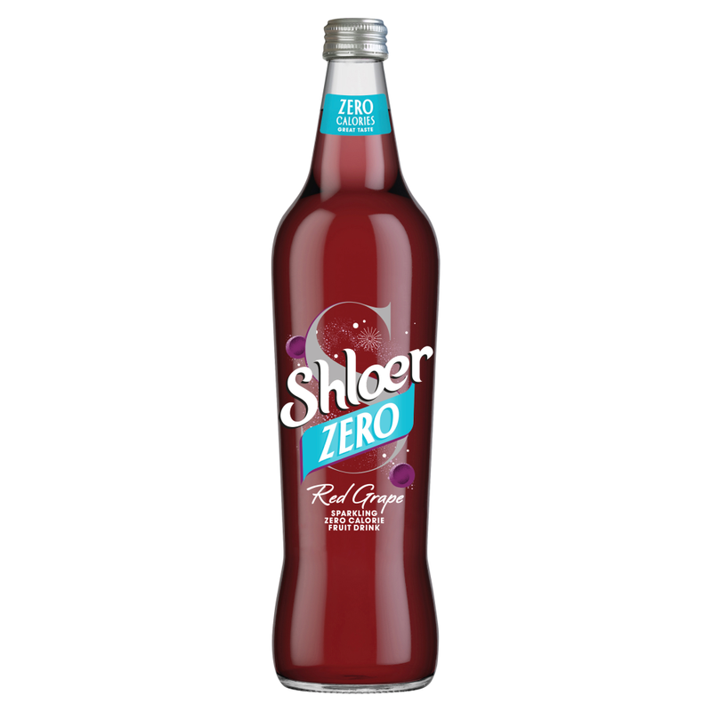 Shloer Red Zero Calorie Sparkling Grape Drink 750Ml