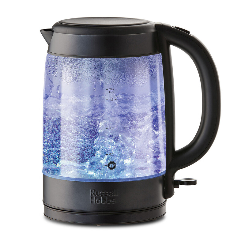 Illuminating Glass Kettle, Fast Boil, 1.7L, Matt Black - 27750