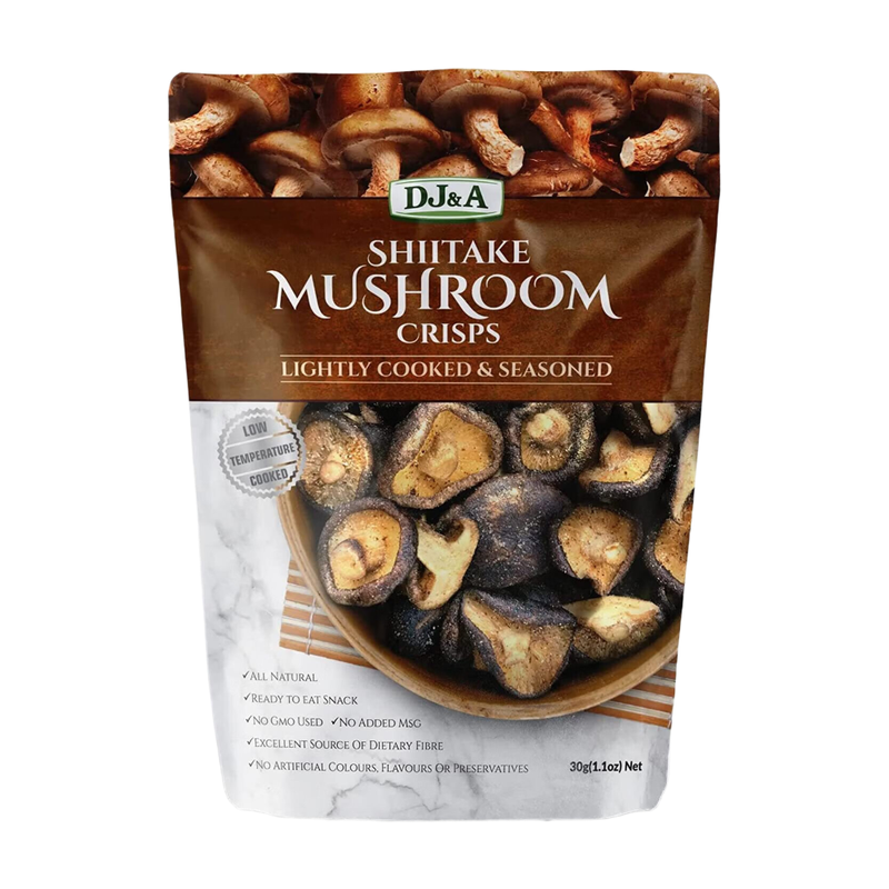Dj&A Light Shiitake Mushroom Crisps 30G