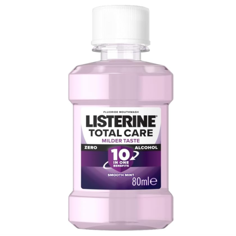 Total Care Milder Taste Zero Alcohol Mouthwash 80ml