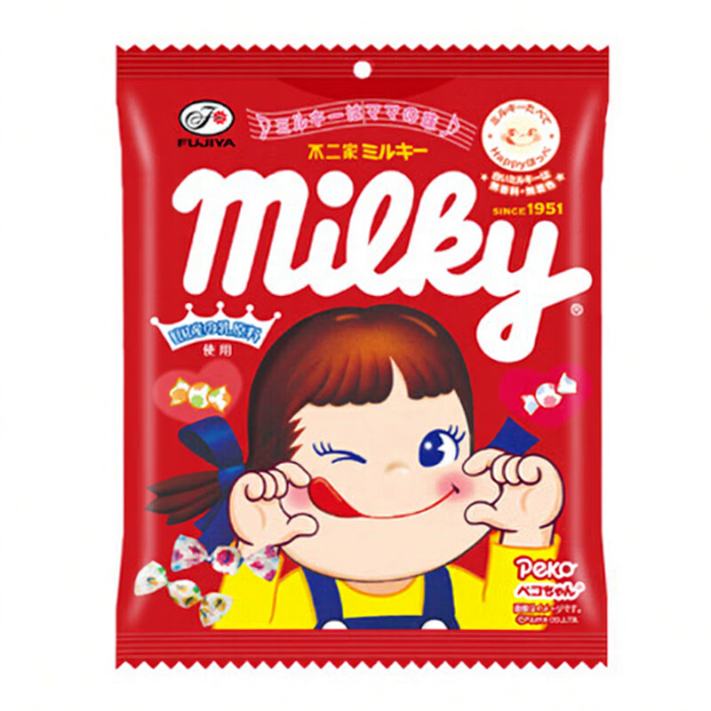 Fujiya zachte melksnoepjes zak 100 g