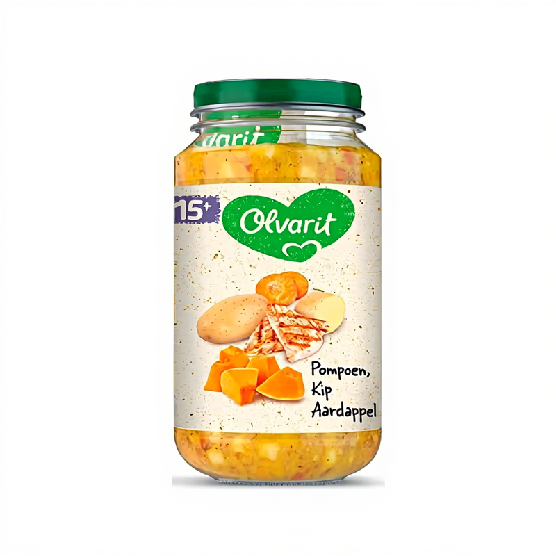OLVARIT 15maanden+ Pompoen Kip Aardappel 250 gr