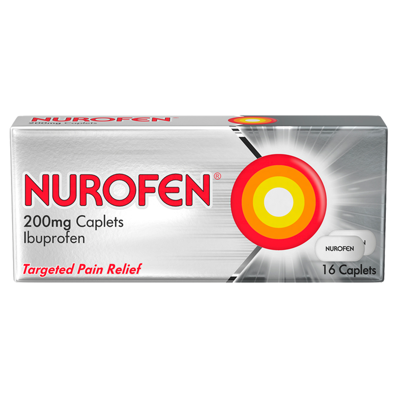 Nurofen Pain Relief Caplets 200Mg - 16 Caplets