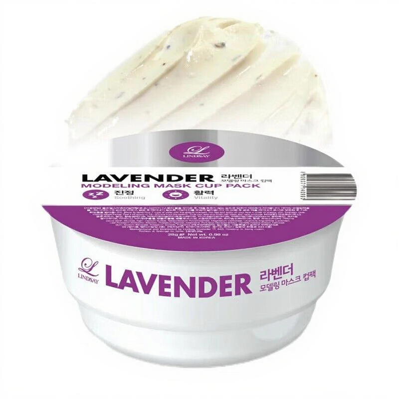 Lavendel Wegwerp Modellerend Masker Bekerverpakking 28 gram