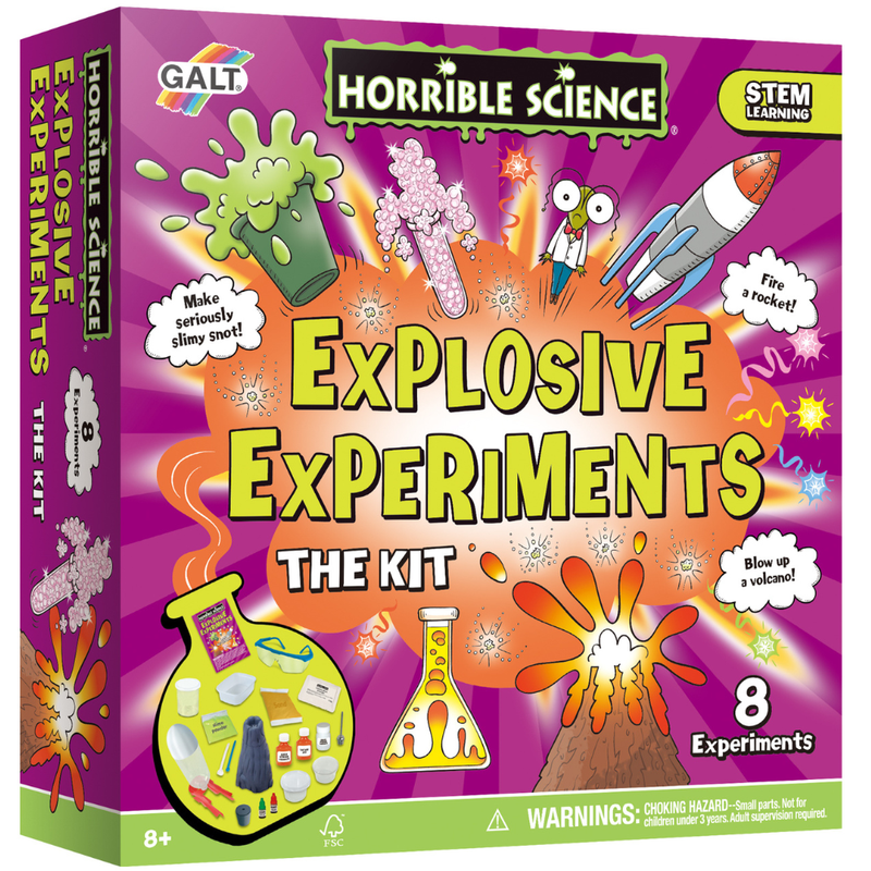 Horrible Science Explosive Experiments Science Kit for Kids