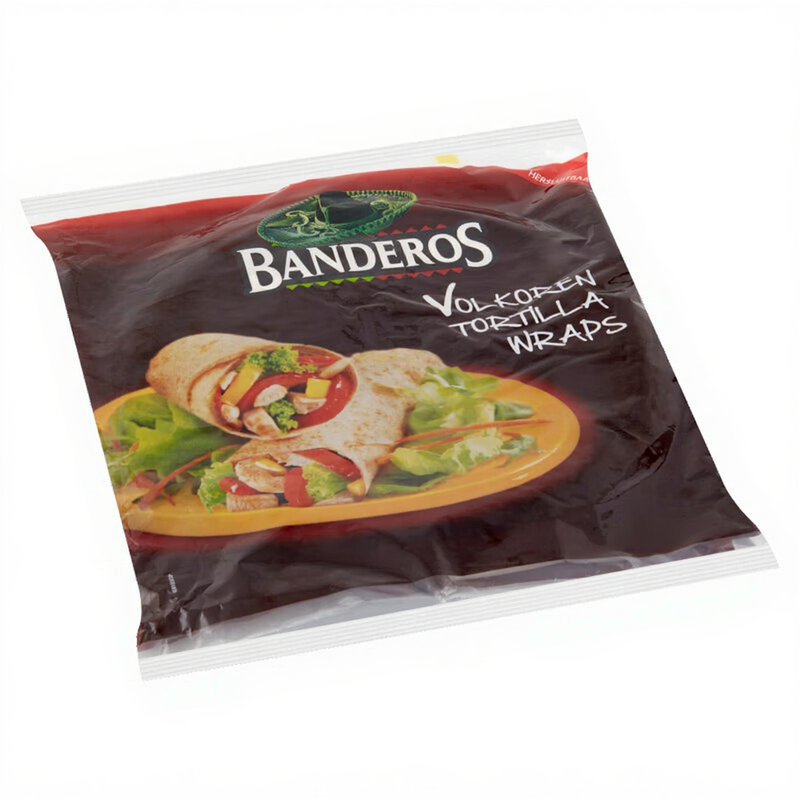 Banderos Tortilla Wraps Volkoren 8 stuks