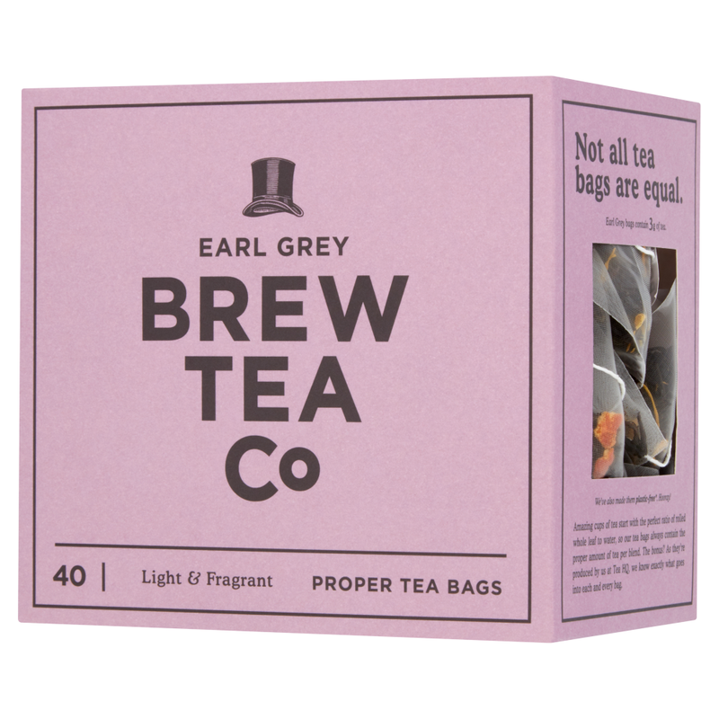 Earl Grey Tea 40 Proper Tea Bags 200g