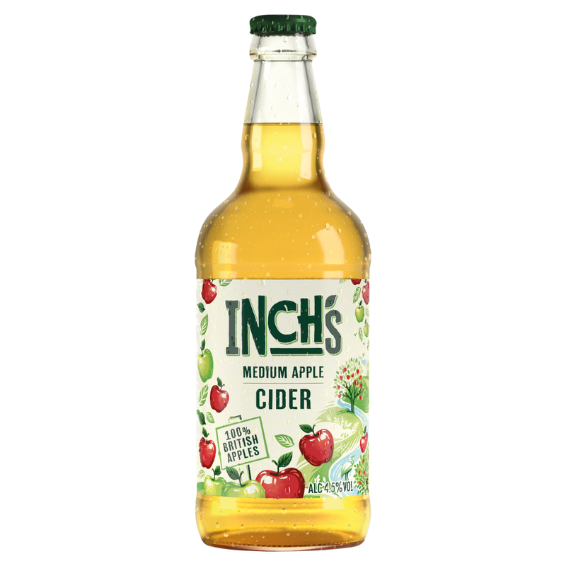 Inch's Green Medium Apple Cider 500Ml (Abv 4.5%)