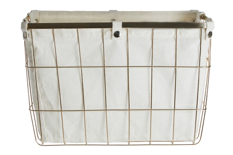 Harga Gold Finish Iron Wire Storage Basket Large