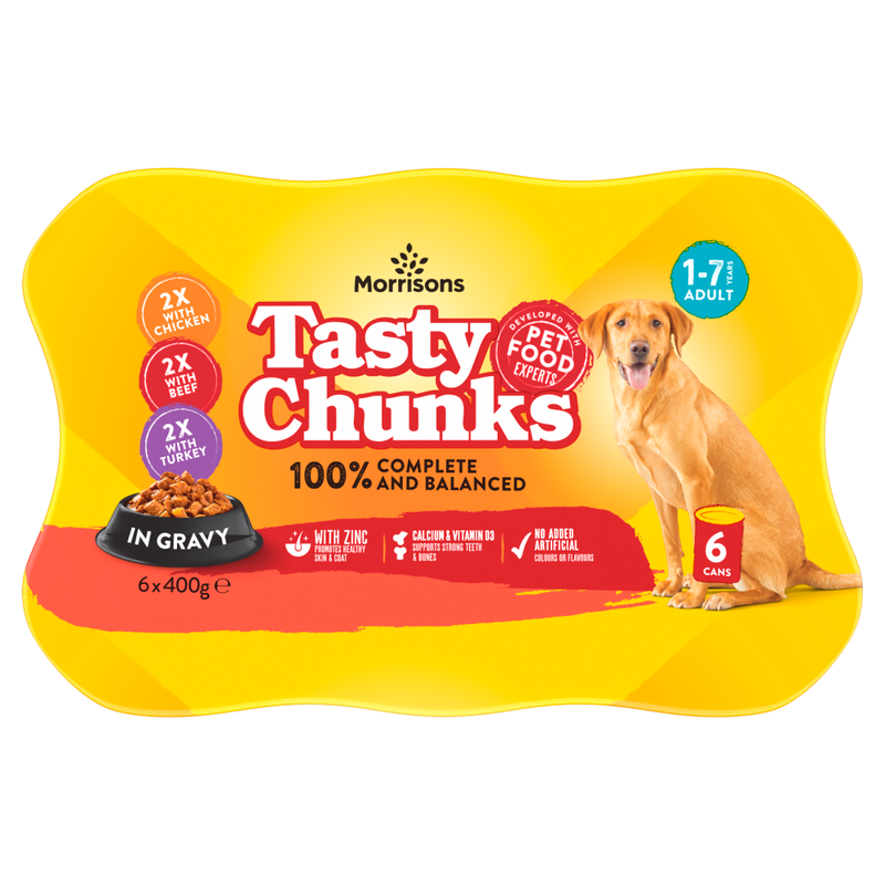 Tasty Chunks in Gravy 1-7 Years Adult 6 x 400g