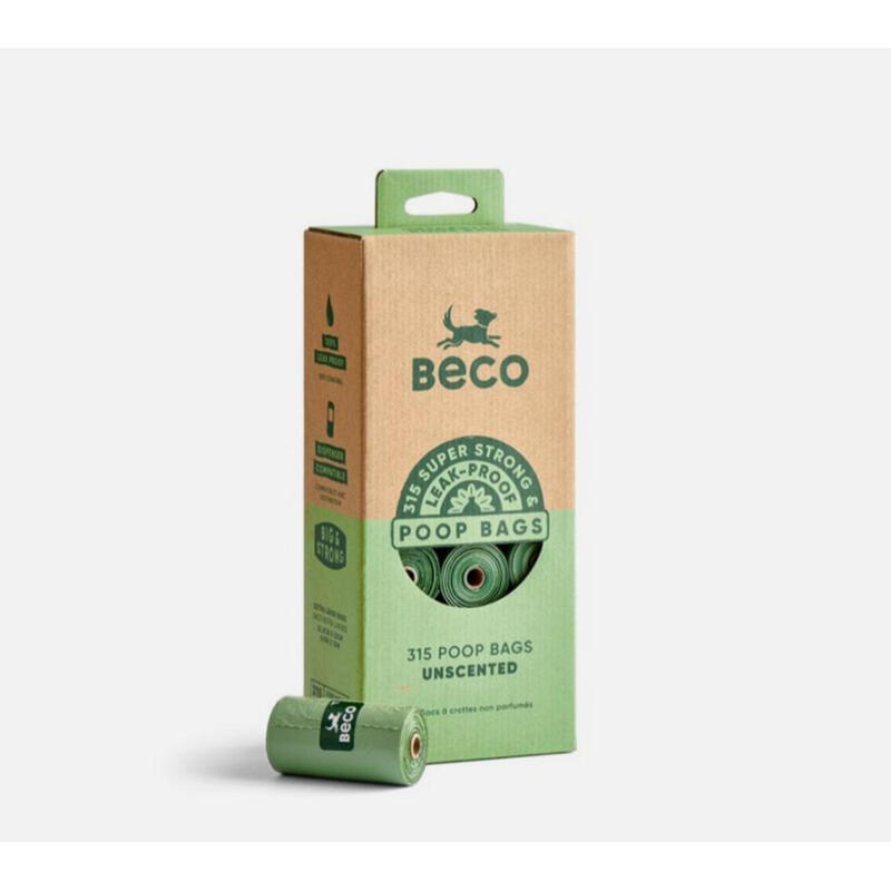 Unscented Recycled Poop Bags x315 Pack