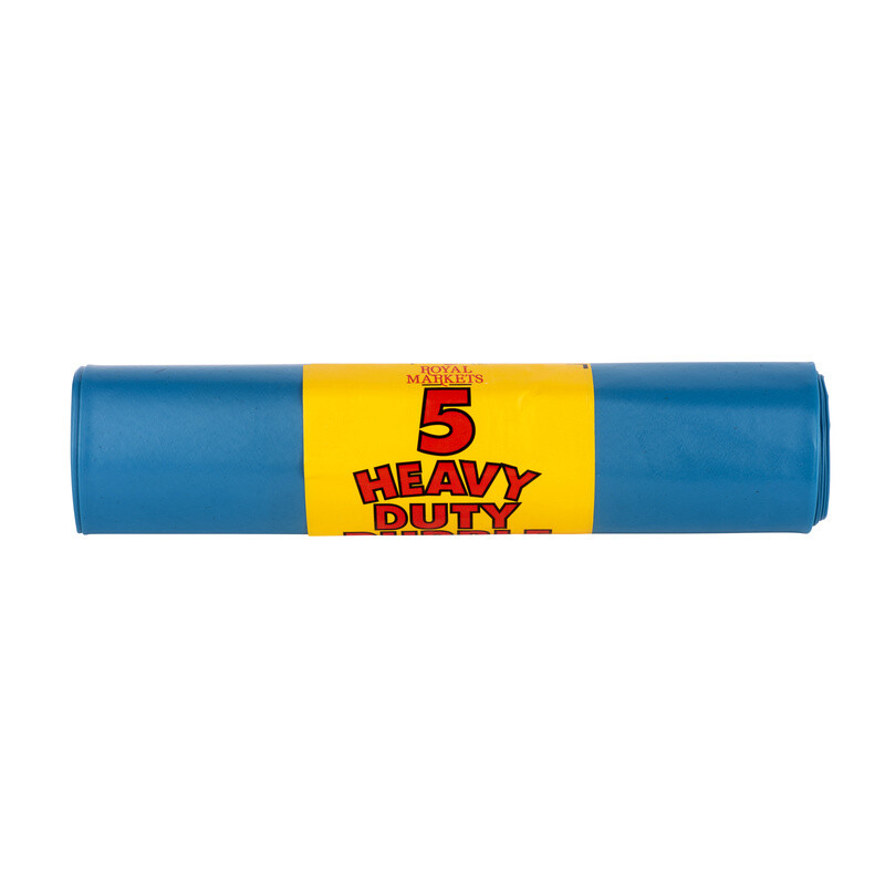 Royal Market Blue Royal Markets Rubble Sacks, Roll Of 5