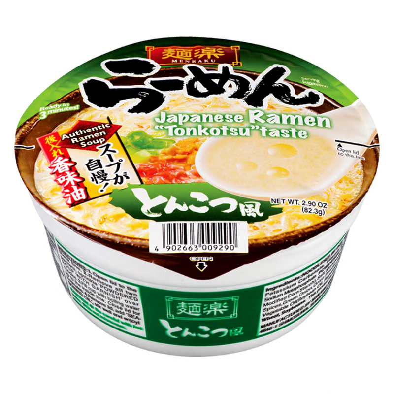 Hikari Miso Menraku Cup Ramen Tonkotsu Geschmack 82 g