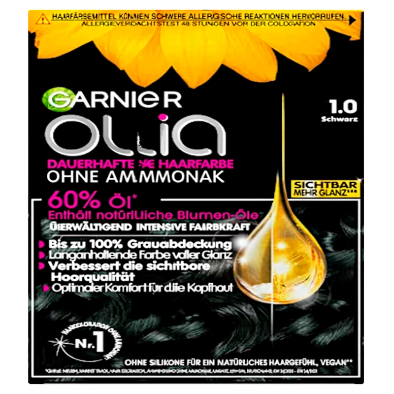 Garnier Olia Haarfarbe 1.0 Schwarz
