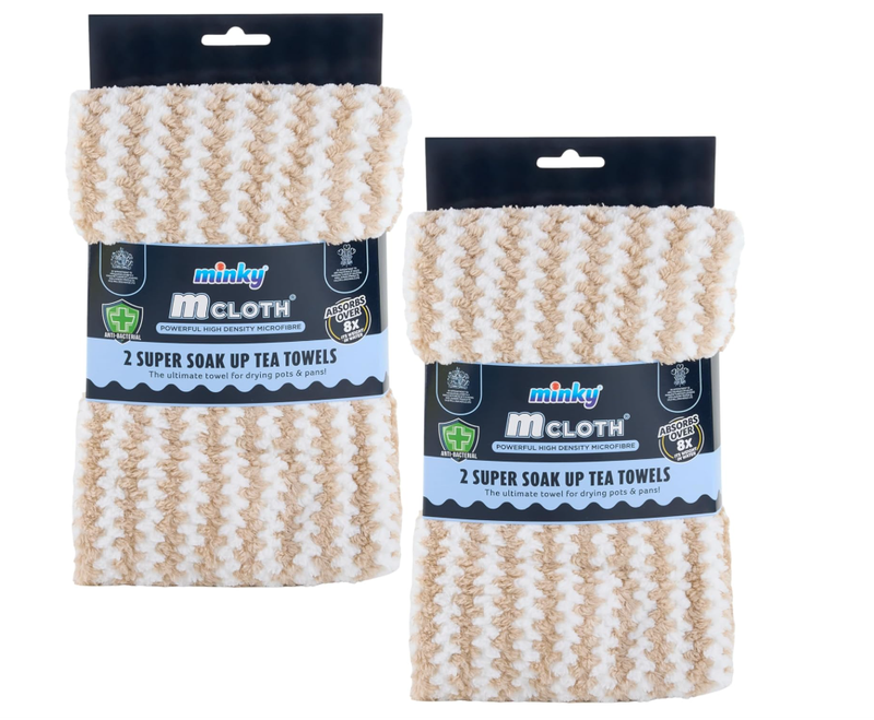 Mcloth® Super Soak Up Tea Towels (2 Pack)