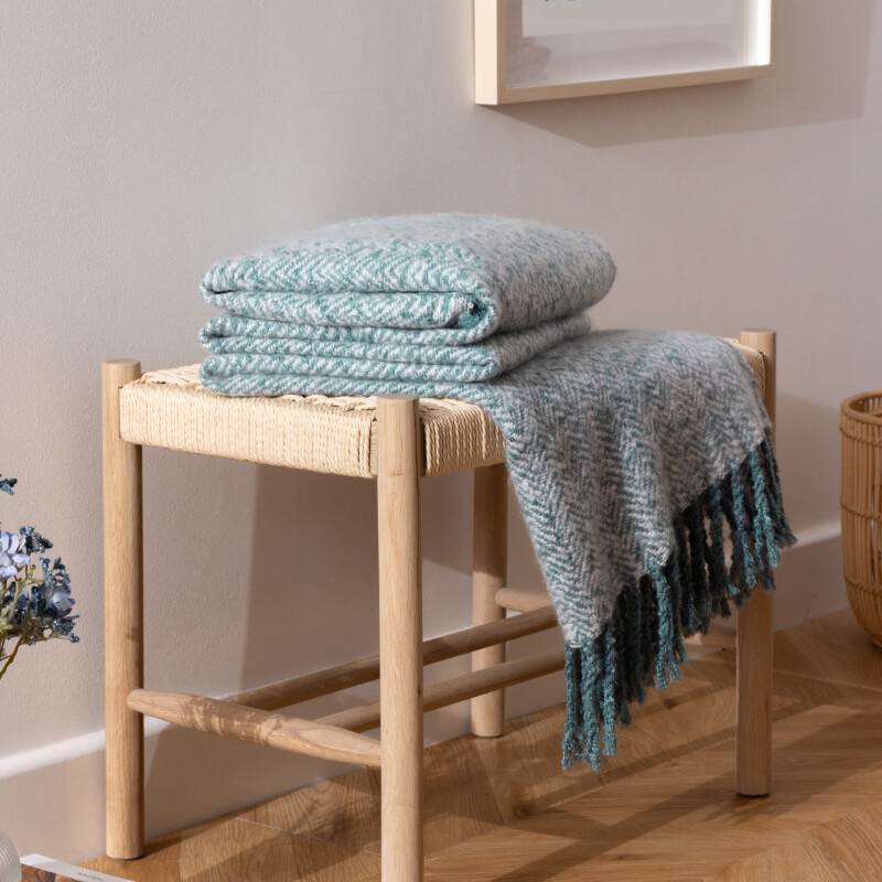 Throw Weaver Teal 130x180cm