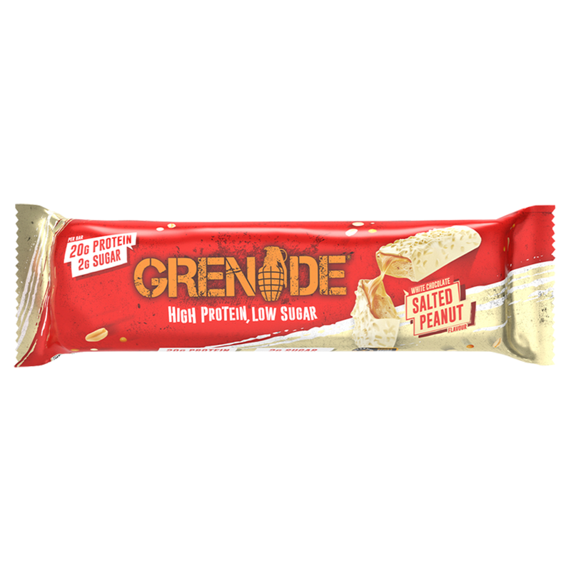 Grenade Grenade/White Protein Nutrition Bar Chocolate Salted Peanut Flavour - 60G