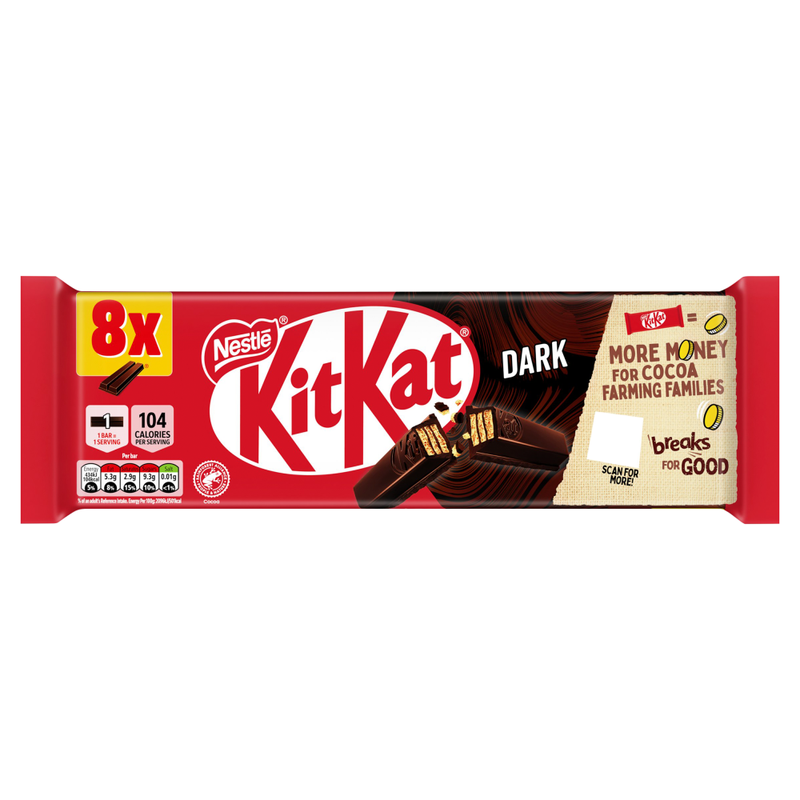 KitKat 2 Finger Dark 8 x 20.7g