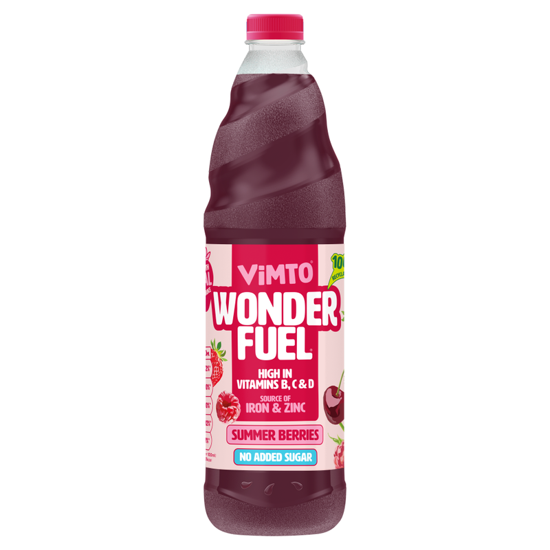 Wonderfuel Summer Berries Squash 725ml