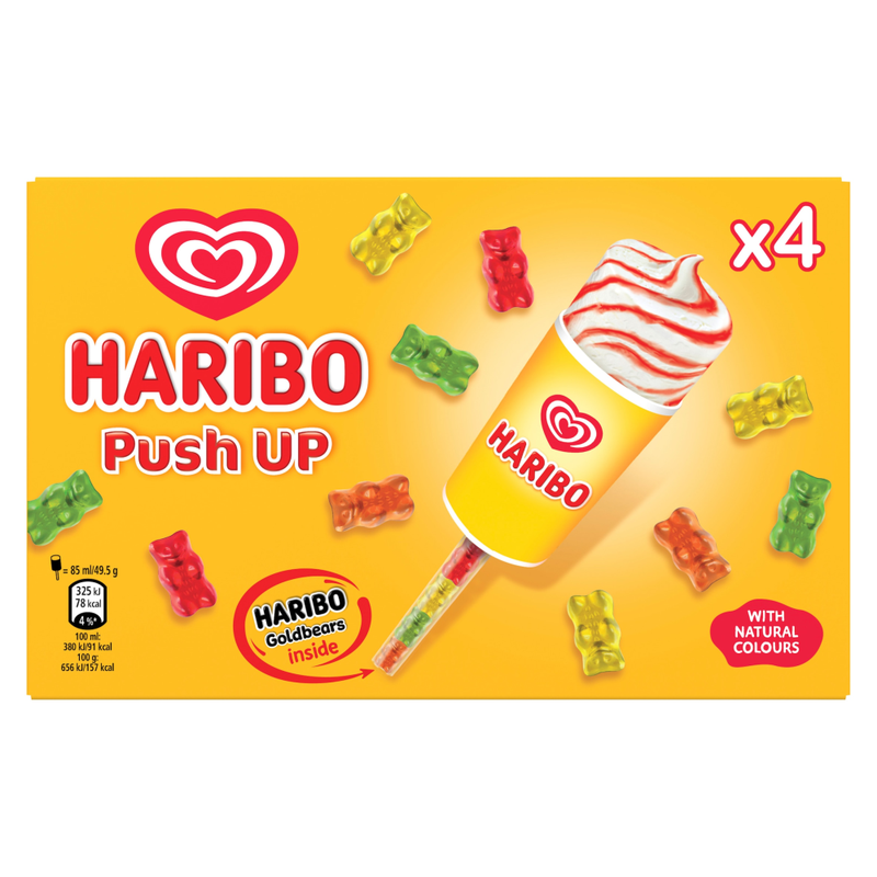 Push Up Vanilla & Strawberry Ice Cream Lollies 340ml