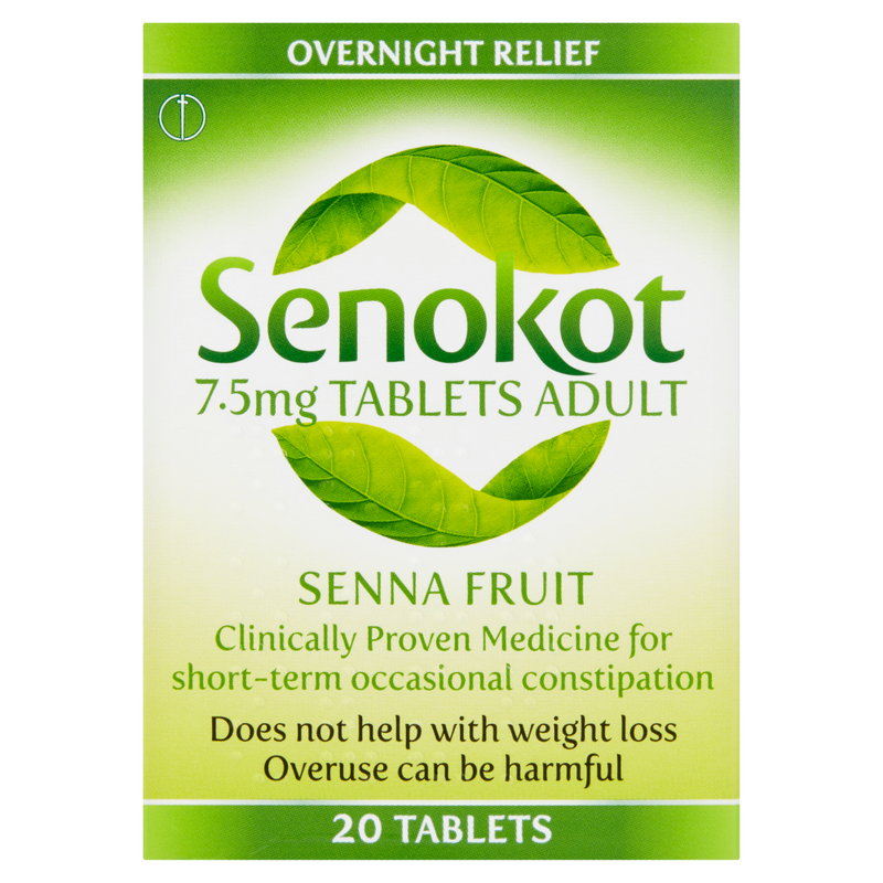 Adult Senna Tablets 7.5 mg - 20 Tablets