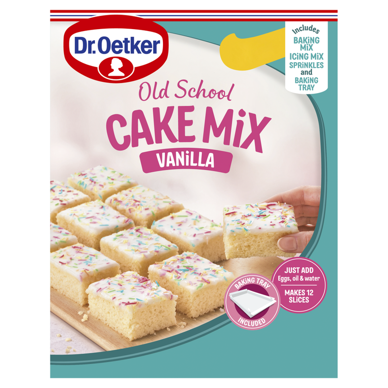 Vanilla Old School Tray Bake 436g