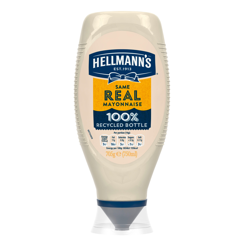 Hellmanns Real Mayonnaise Squeezy 750ml