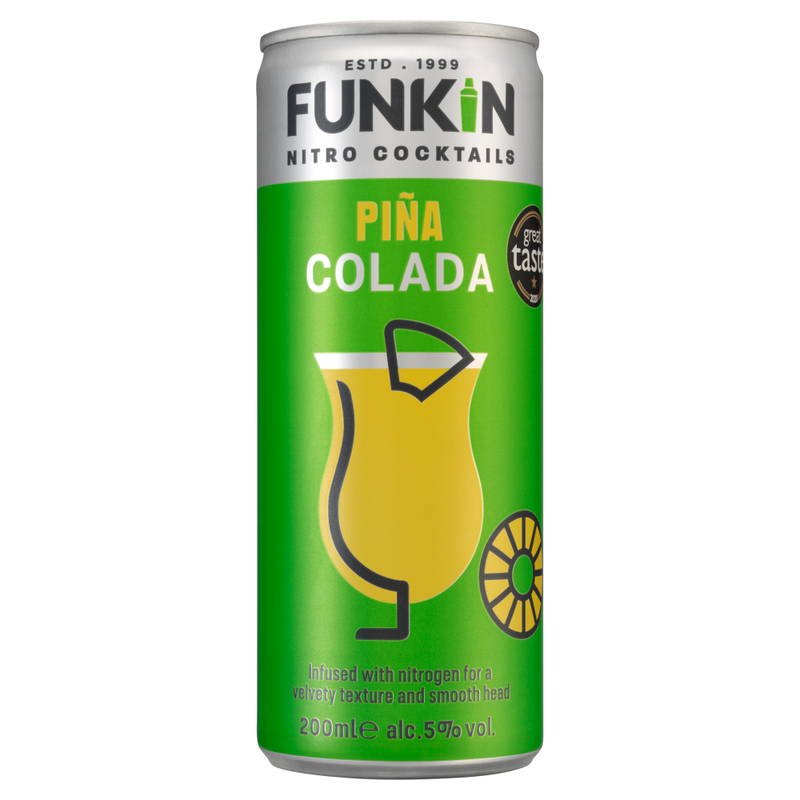 Funkin Cream Nitro Cocktails Pina Colada 200Ml (Abv 5%)