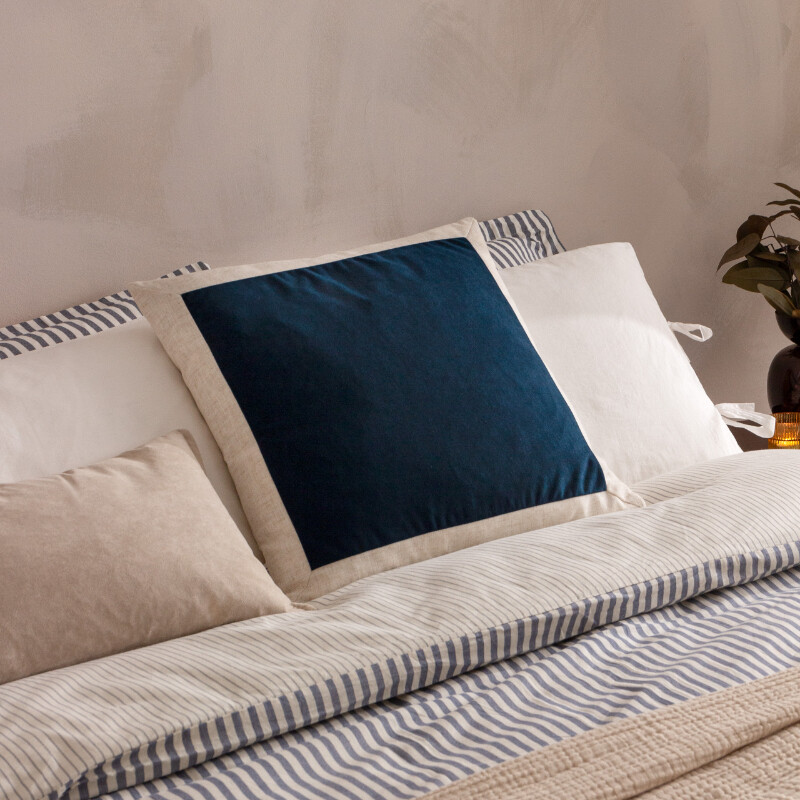 Cushion Auden Square Indigo 50x50cm