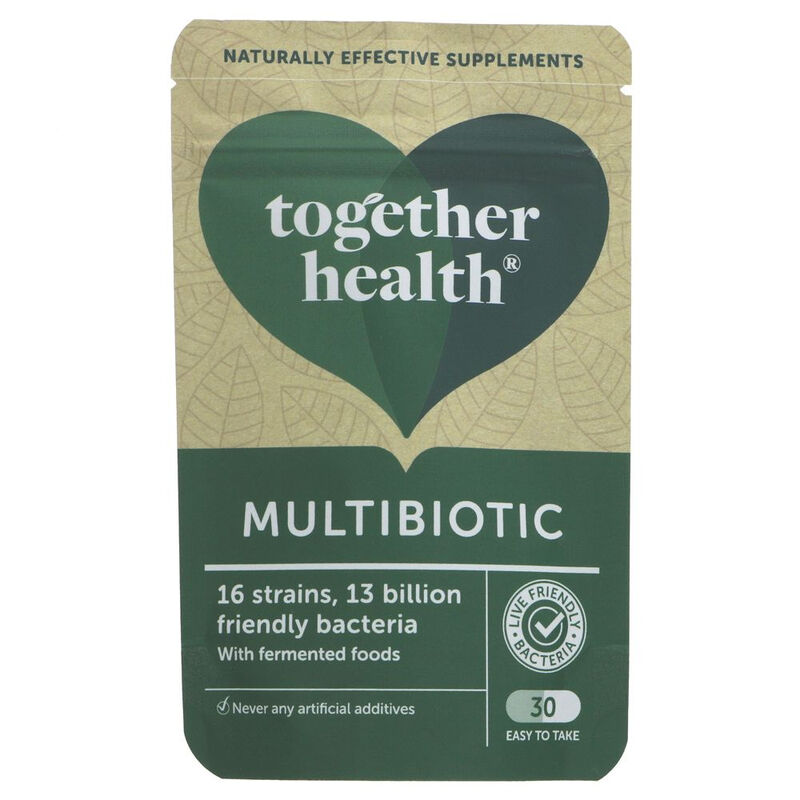 Multibiotic - 16 Strains - 13 Billion CFU，Fermented Foods - 30 CAPS