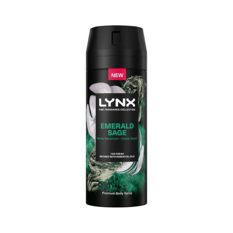 Fine Fragrance Collection Premium Deodorant Bodyspray Emerald Sage 150ml