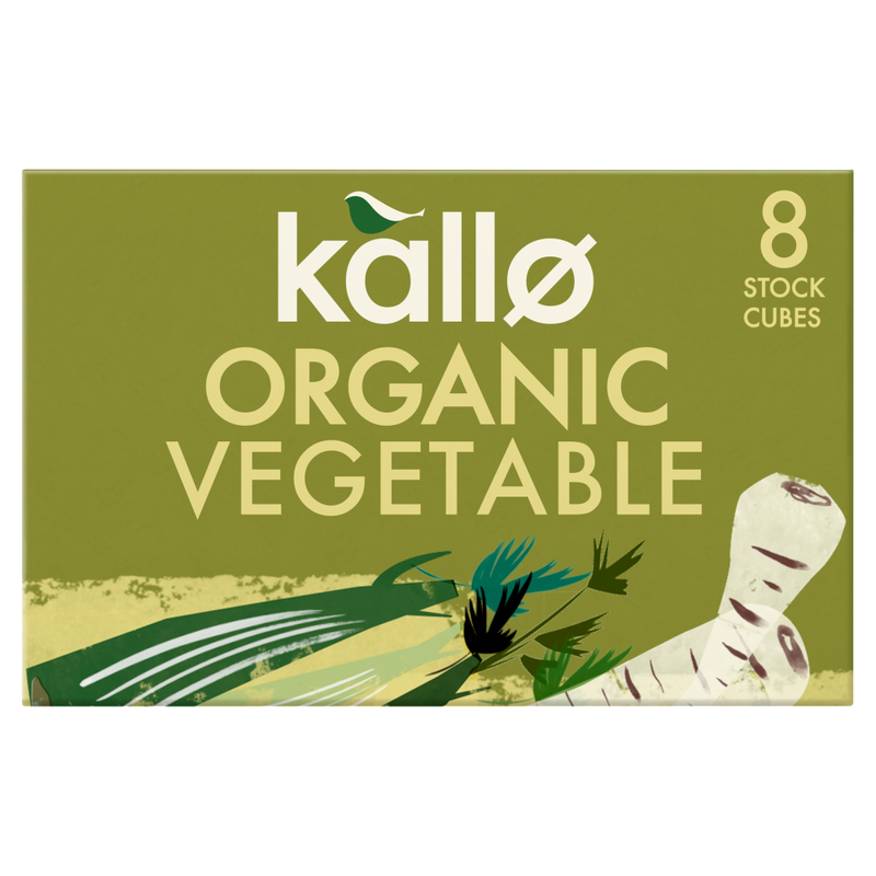 Kallo Organic Stock Cubes Vegetable 88G