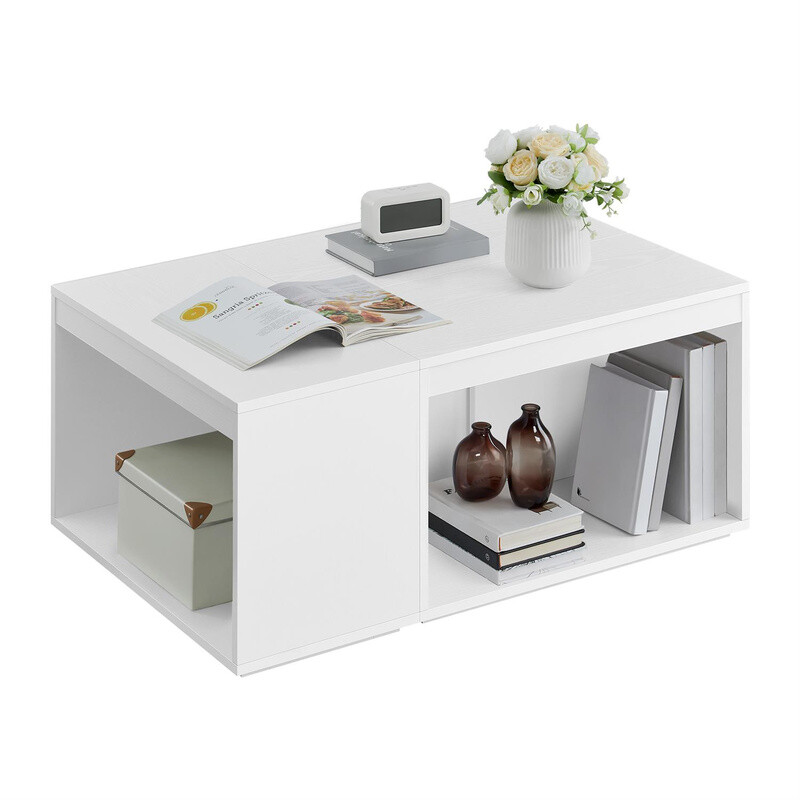 Coffee Tables Customisable White 1 Set