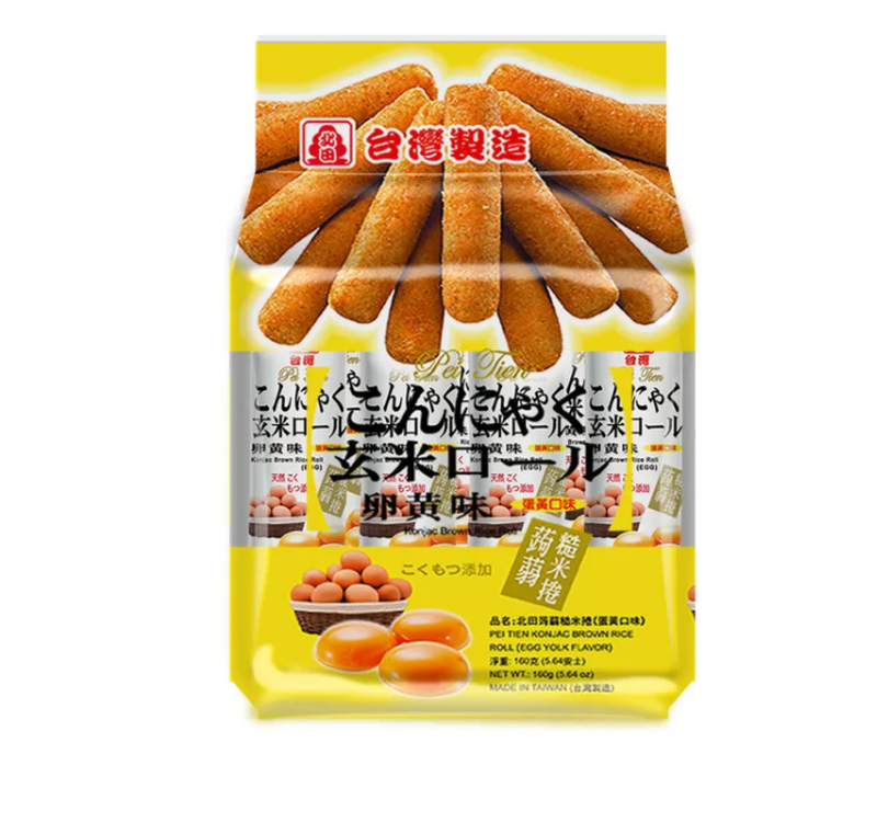 Konjac Brown Rice Roll (Egg Yolk) 160g
