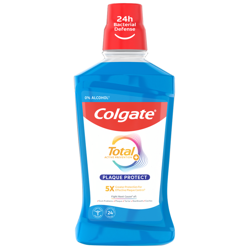 Total Plaque Protect Peppermint Mouthwash 500ml