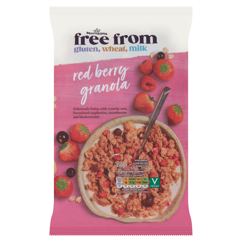Morrisons Free From Red Berry Granola 350G