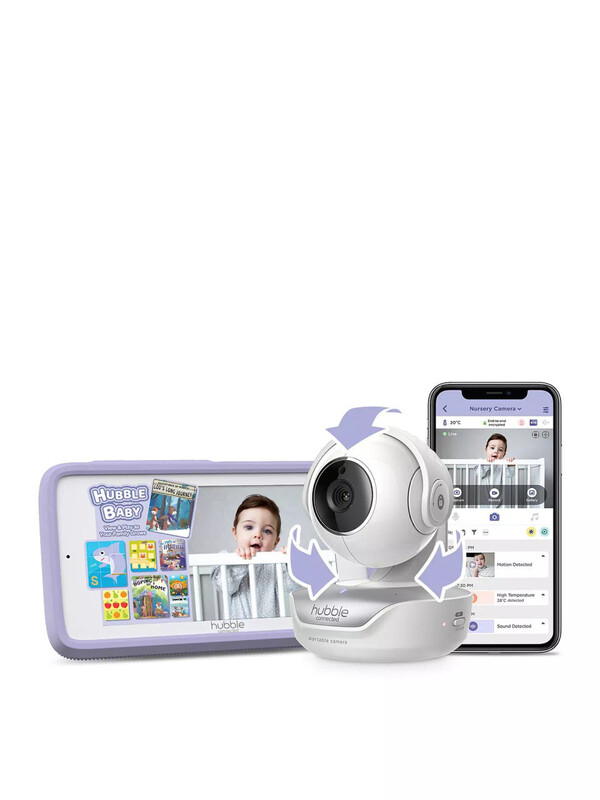 Nursery Pal Deluxe Baby Monitor 5 Inch White