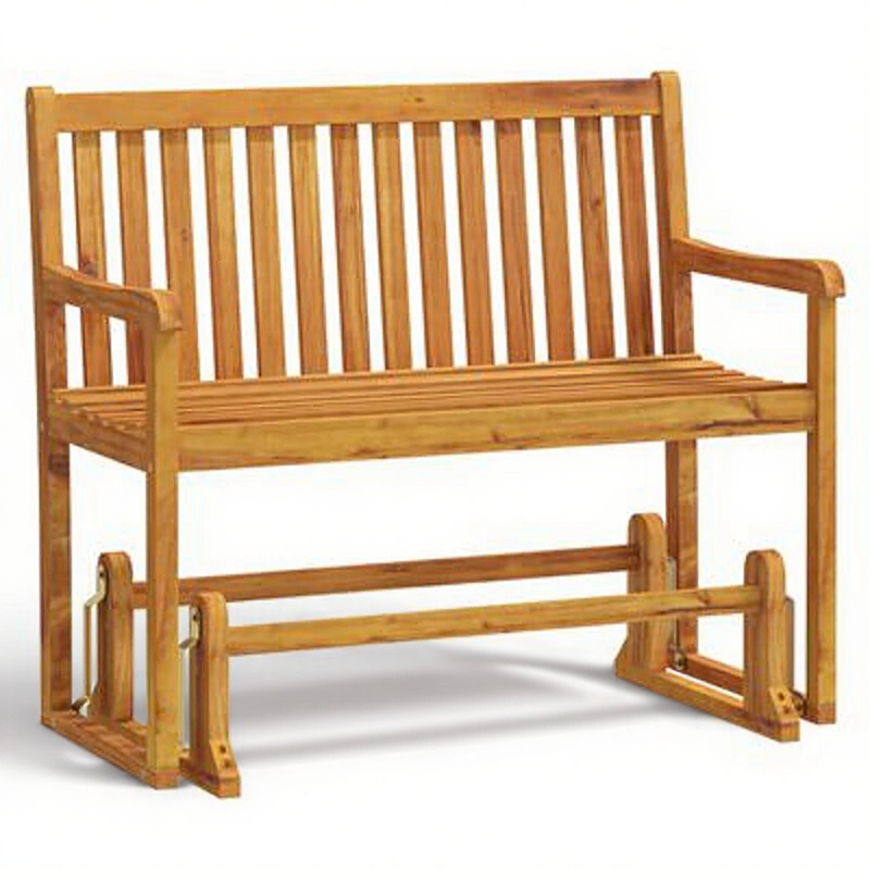 vidaXL Schommelbank 110 cm massief acaciahout
