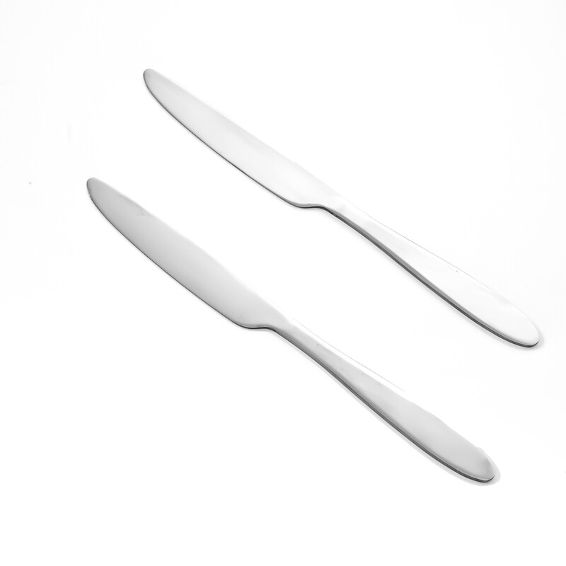 Dinner Knife Set 2pcs , NoirSteel Series