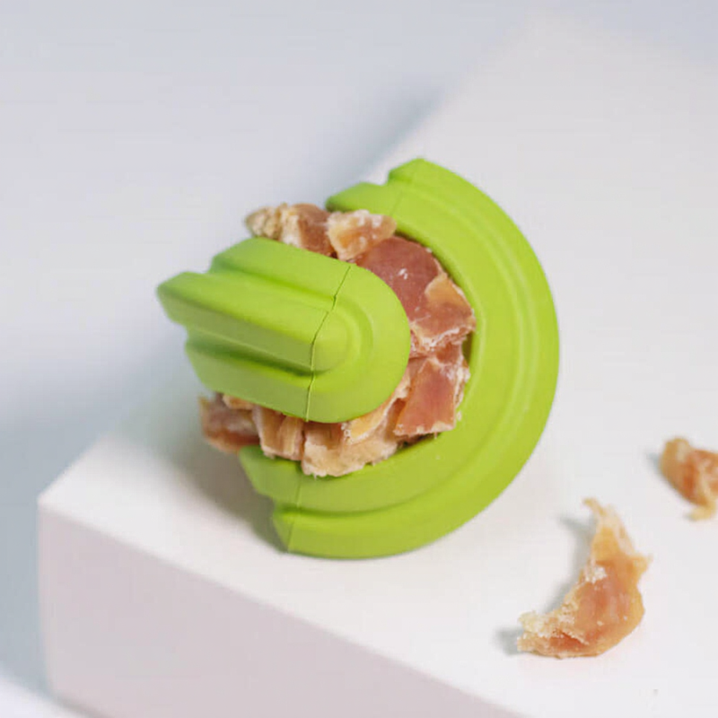 Chewtastic Geometrics Natuurlijk Rubber Interactieve Speelgoed Geo-Gem
